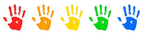 Free Childs Handprint Clipart Teachers