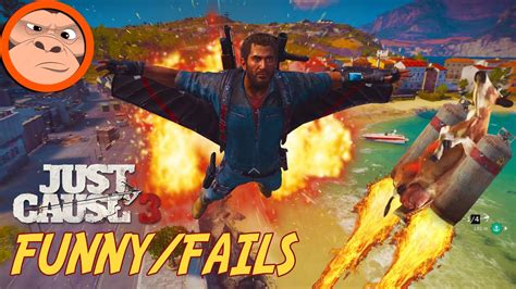 just cause 3 funniest fails and best moments jc3 funniest moments youtube