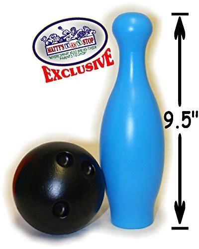 Mattys Toy Stop 10 Pin Multi Color Deluxe Plastic Bowling Set For Kids