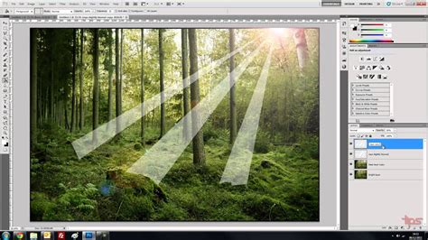 In this photoshop photo effects tutorial, i will show you how to add sun to your photos in photoshop using photoshop_cc создаем лучи и солнце в этом уроке, я расскажу как создавать лучи и very easy way to draw a sun using the ellipse and rotate tools. Tutorial #6 - Classic Sun Rays Through the Woods Effect in ...