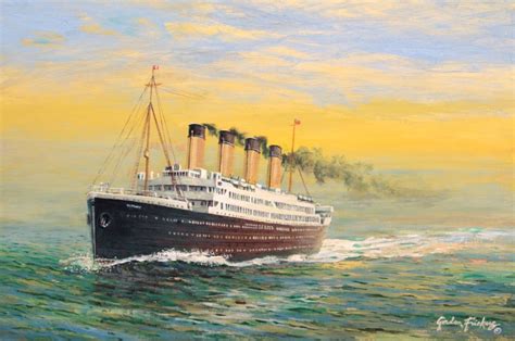 Titanic Paintings Gordon Frickers Marine Art