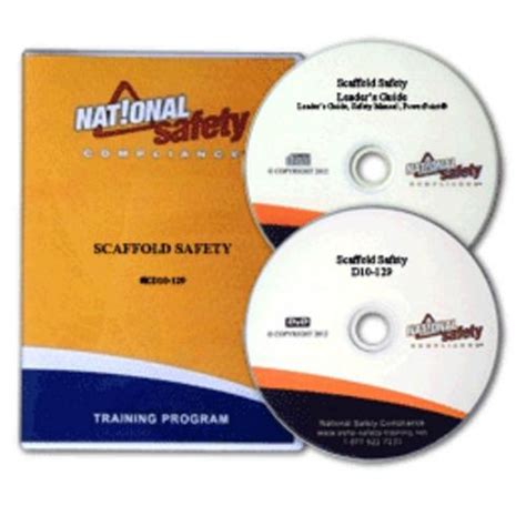 Buy National Safety Compliance Kd Scaffold Safety Training With Dvd Mega Depot