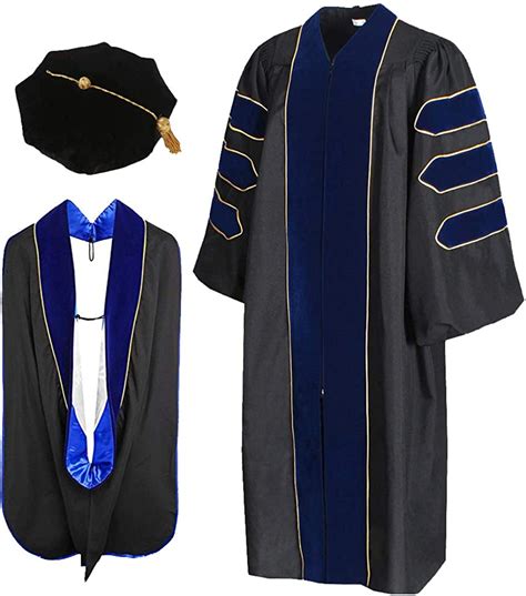 Cap And Gown Direct Royal Blue Doctoral Graduation Gown