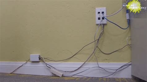 How To Hide Wiring Cable Ethernet Telephone Wires Extension Cords For