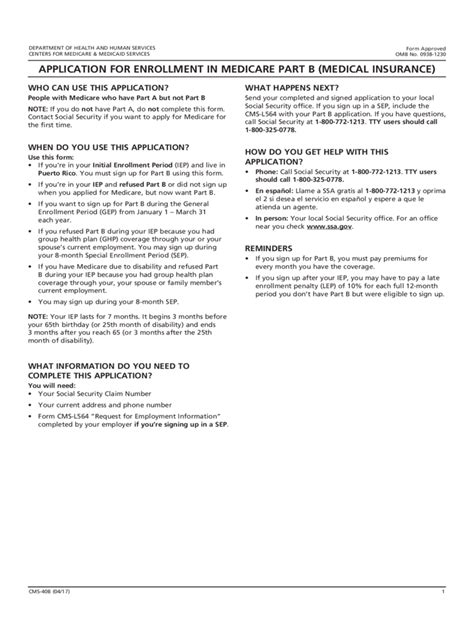 social security medicare enrollment form
