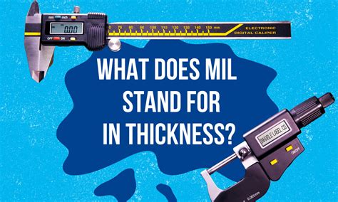 What Does Mil Stand For In Thickness Inkable Label Co