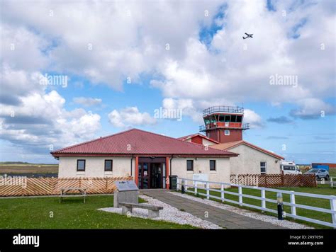 Highlands And Islands Airports Limited Tiree Airport Hi Res Stock