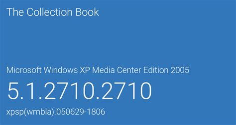 Microsoft Windows Xp Media Center Edition 2005 5127102710 The