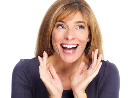 Happy Laughing Woman Face Stock Image Image Of Person 89857919
