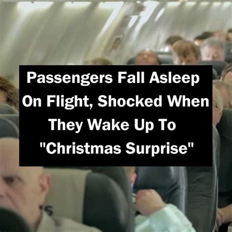 Passengers Fall Asleep On Flight Shocked When They Wake Up To