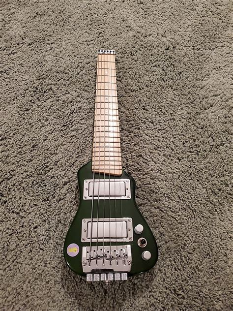 Lap Axe Travel Guitar Deluxe Se Dlxse 14 2018 Green And Reverb
