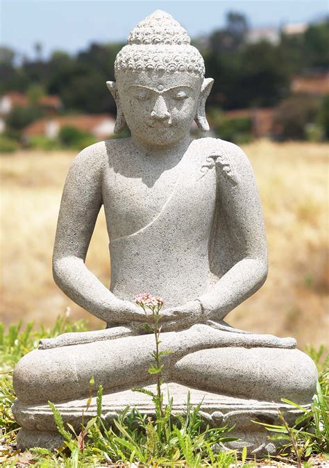 Sold Stone Meditating Garden Buddha Statue 21 69ls5f Hindu Gods