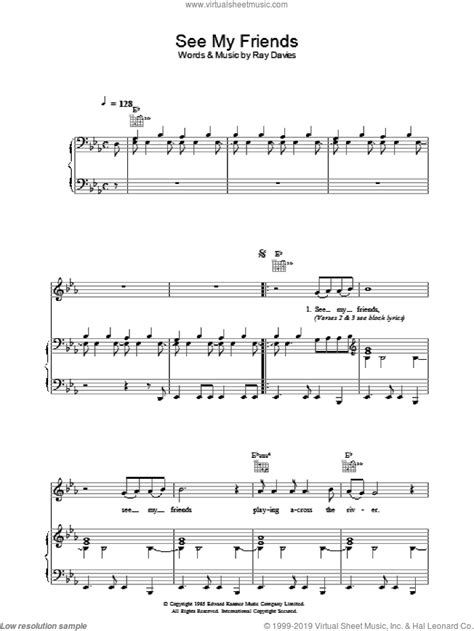 See My Friends Sheet Music For Voice Piano Or Guitar V2