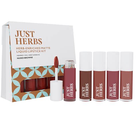 Buy Just Herbs Matte Liquid Lipstick Set Of 5 Online