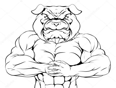 Bulldog Mascot Illustration — Stock Vector © Krisdog 98722582