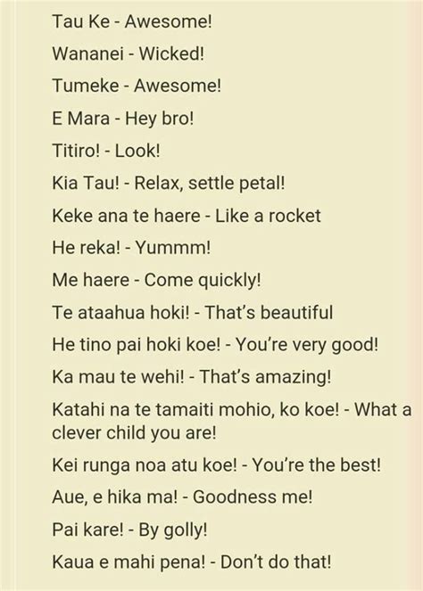 Maori Idioms Maori Words Maori Songs Te Reo Maori Resources Teaching