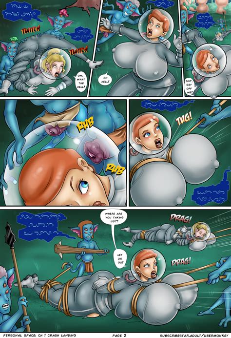 Personal Space Ch Crash Landing Pg By UberMonkey Hentai Foundry
