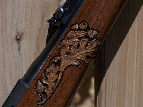 Custom Carving A Classic 22 Target Rifle Custom Gun Stock Carving