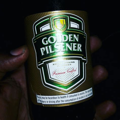 Golden Pilsener From Zimbabwe Beer Brewers Cider