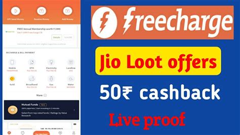 Freecharge Promo Code 50₹ Cashback Freecharge New Promo Code Today