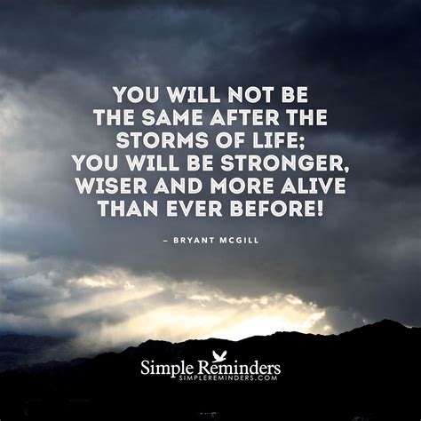 You Will Not Be The Same After The Storm You Will Not Be The Same After