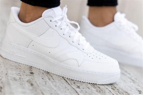 Released as a performance silo, nike were targeting the basketball. Nike Air Force 1 '07 LV8 Misplaced Swoosh White - CK7214-100