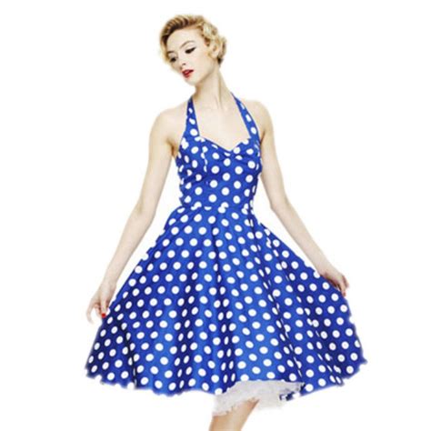 Women Dot Swing 50s 60s Retro Housewife Pinup Rockabilly Party Evening Dress Yk Ebay