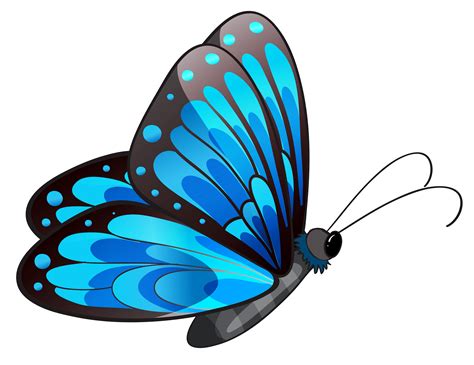 See more ideas about flower silhouette, silhouette stencil, stencils. Butterfly Clip art - Transparent Blue Butterfly PNG ...