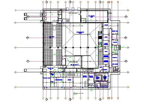 Food Industrial Plant Factory Plan Detail Dwg File Cadbull