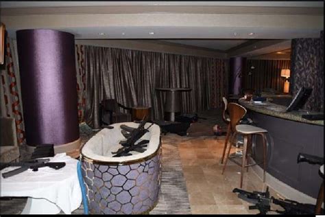 chilling police photos of las vegas shooter s room reveal guns and ammo