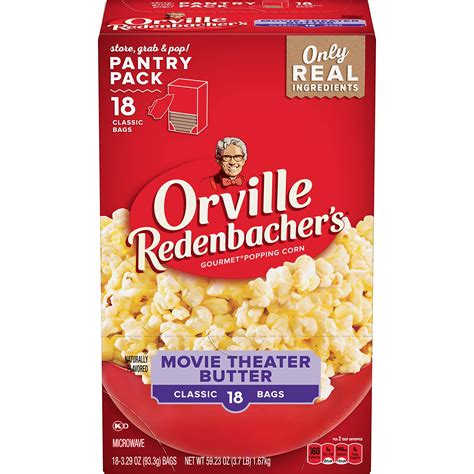 Buy Orville Redenbachers Movie Theater Butter Microwave Popcorn 18
