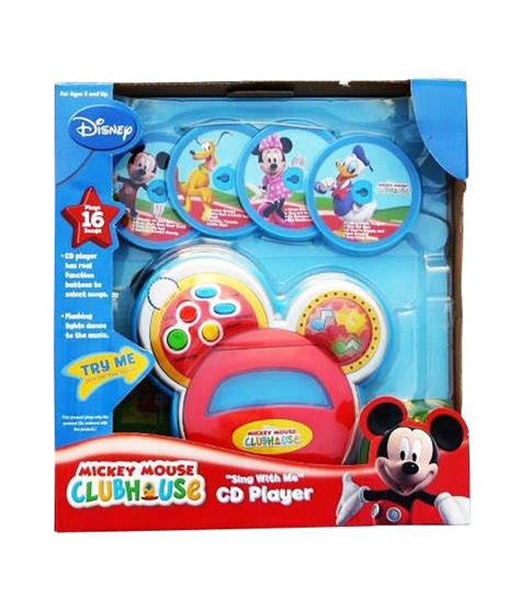 Disney Mickey Mouse Clubhouse Sing With Me Cd Player Imported Cddvds
