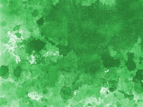 9 Abstract Green Watercolor Splatter Background 