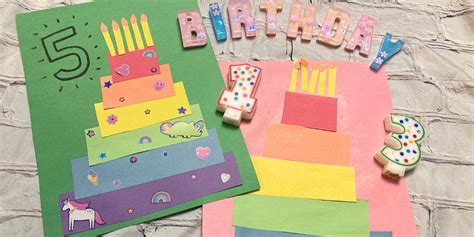 Birthday Cake Craft For Kids Mama Of Minis