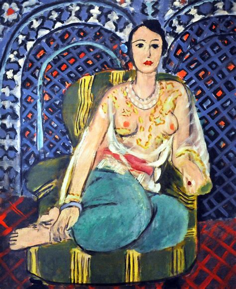 Henri Matisse French Seated Odalisque Flickr