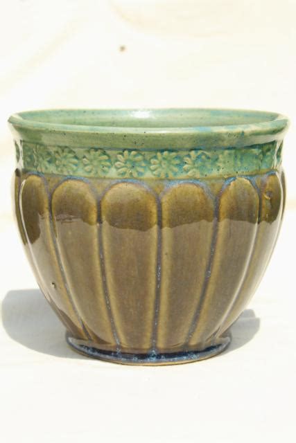 Affordable and search from millions of royalty free images, photos and vectors. vintage pottery flower pot planter, large jardinieres ...
