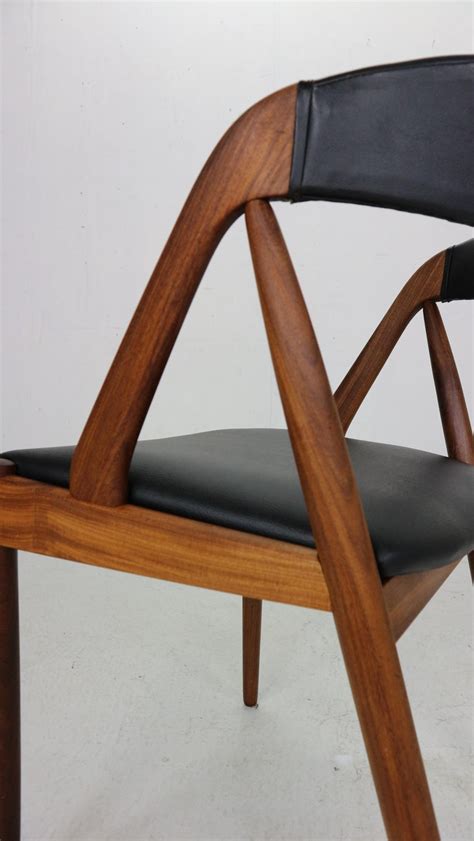 Kai Kristiansen Model 31 Set Of 4 Teak A Frame Chairs For Schou