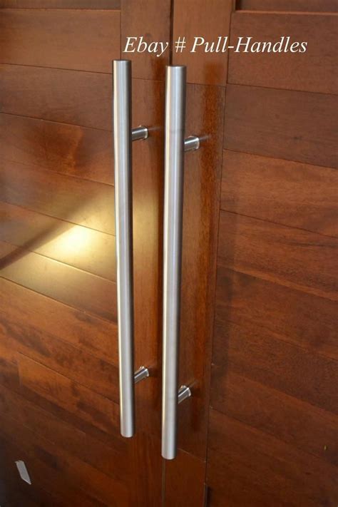 Entry Front Door Long Commercial Door Pull Handle Stainless Steel Entry