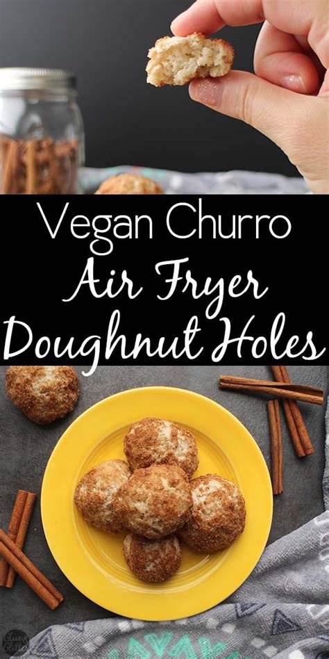 Preheat air fryer to 350 degrees. Chonut Holes: Churro Doughnut Holes Made in the Air Fryer