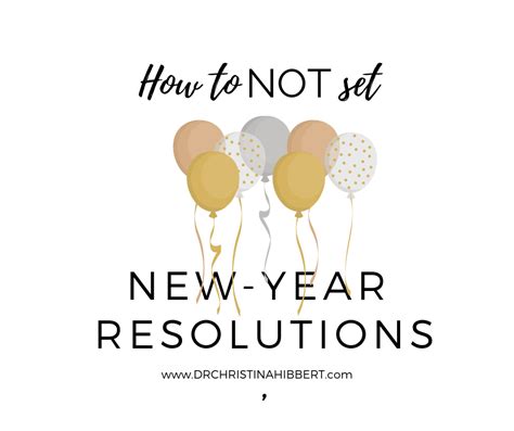 How To Not Set New Years Resolutions 3 Solutions Dr Christina Hibbert