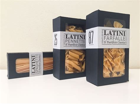 Latini Pasta Package Design On Behance Pasta Packaging Design Food
