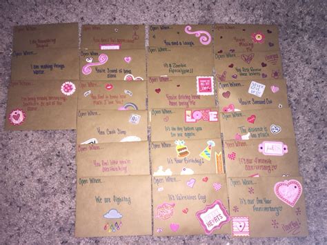 Made Open When Letters For My Boyfriend For Valentines Day They