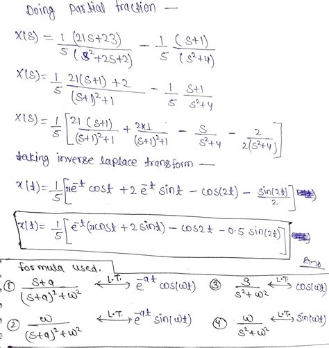 Solved Solve The Differential Equation Using Laplace Transform In