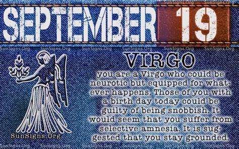 September 19 Zodiac Horoscope Birthday Personality Sunsignsorg