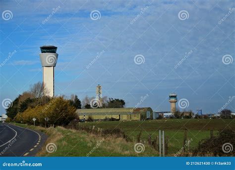 Dublin Airport Air Traffic Control Tower Old And New Editorial Image
