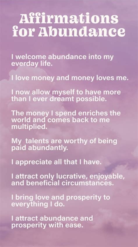 Abundance Affirmations For A Healthy Money Mindset Life Coach Magazine