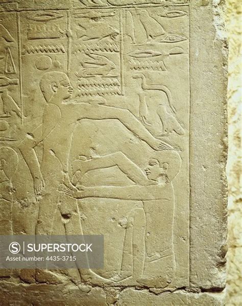 Tomb Of Ankhmahor Sesi 2345 Bc Egypt Saqqara Circumcision Scene Egyptian Art Old Kingdom