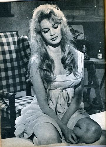 Brigitte Bardot Illustrating An Article On The Tempes Flickr