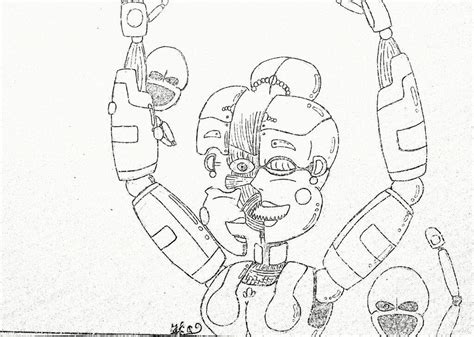 Ballora Coloring Pages Coloring Home