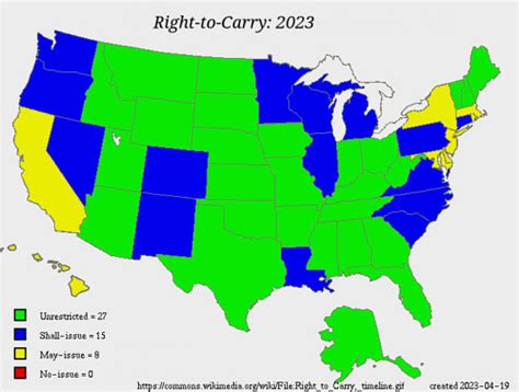 65 Of Usa Enjoys Right To Carry Without A Government Permission Slip